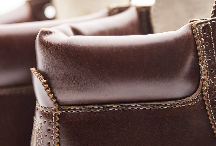 Timberland 6 Inch Premium Brogue Wingtip Brown