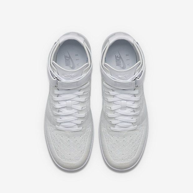 Achetez des Air Force 1 Ultra Flyknit Mid White 817420 100 GOAT FR