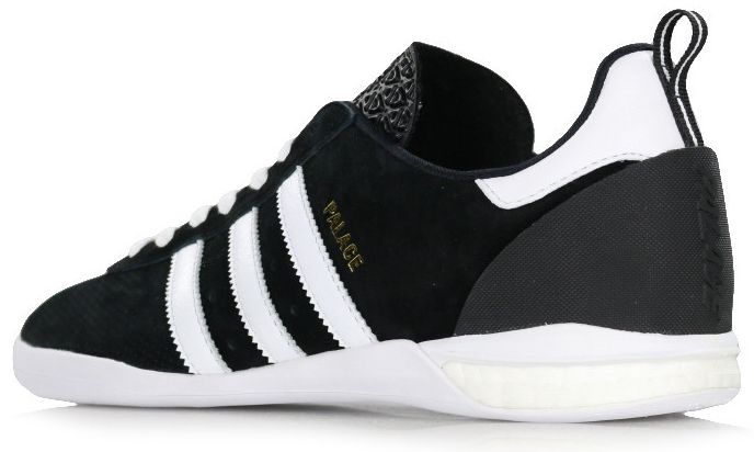 Palace x adidas Indoor Suede Black