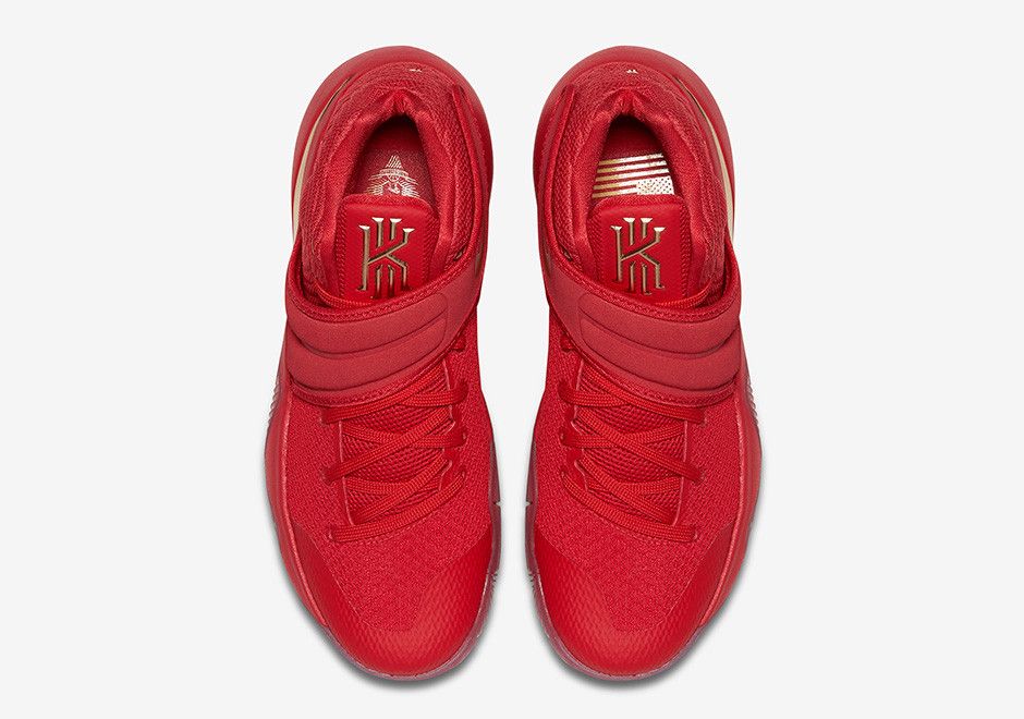 Kyrie 2 red and gold discount