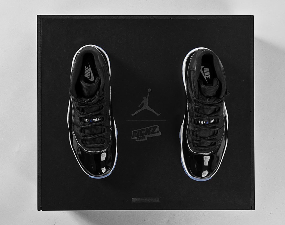 Buy Air Jordan 11 Retro Space Jam 2016 Kickz Special Box 378037 003 S GOAT