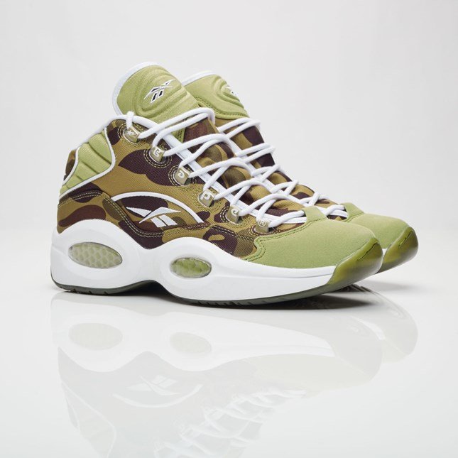 A Bathing Ape x Mita Sneakers x Question Mid '1st Camo'