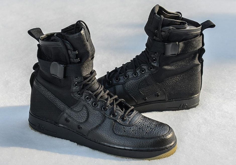 Nike sf air force triple black sale