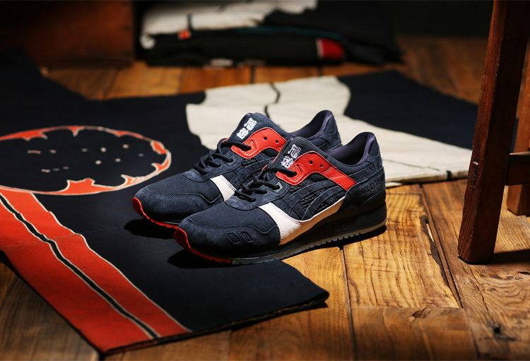 KicksLab x ASICS Gel Lyte III Hikeshi Hanten Japan Edition