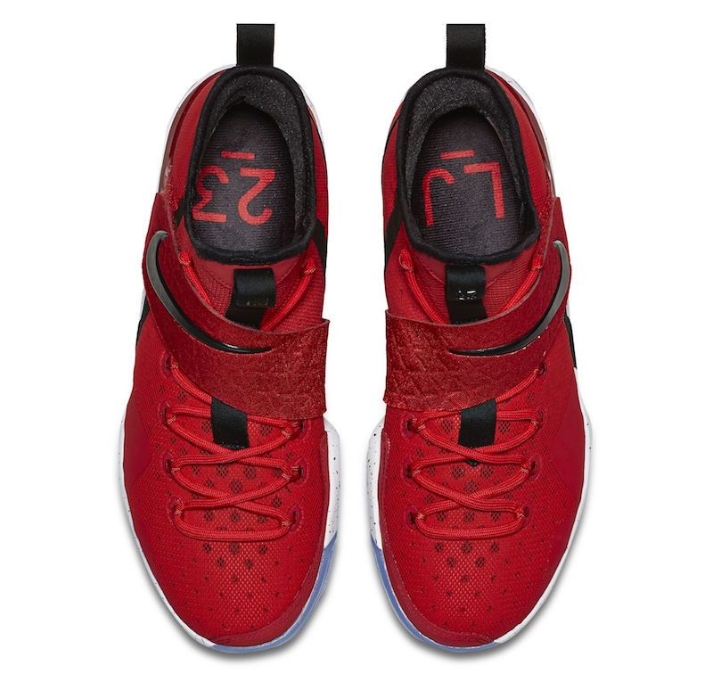 Lebron 14 red and white best sale