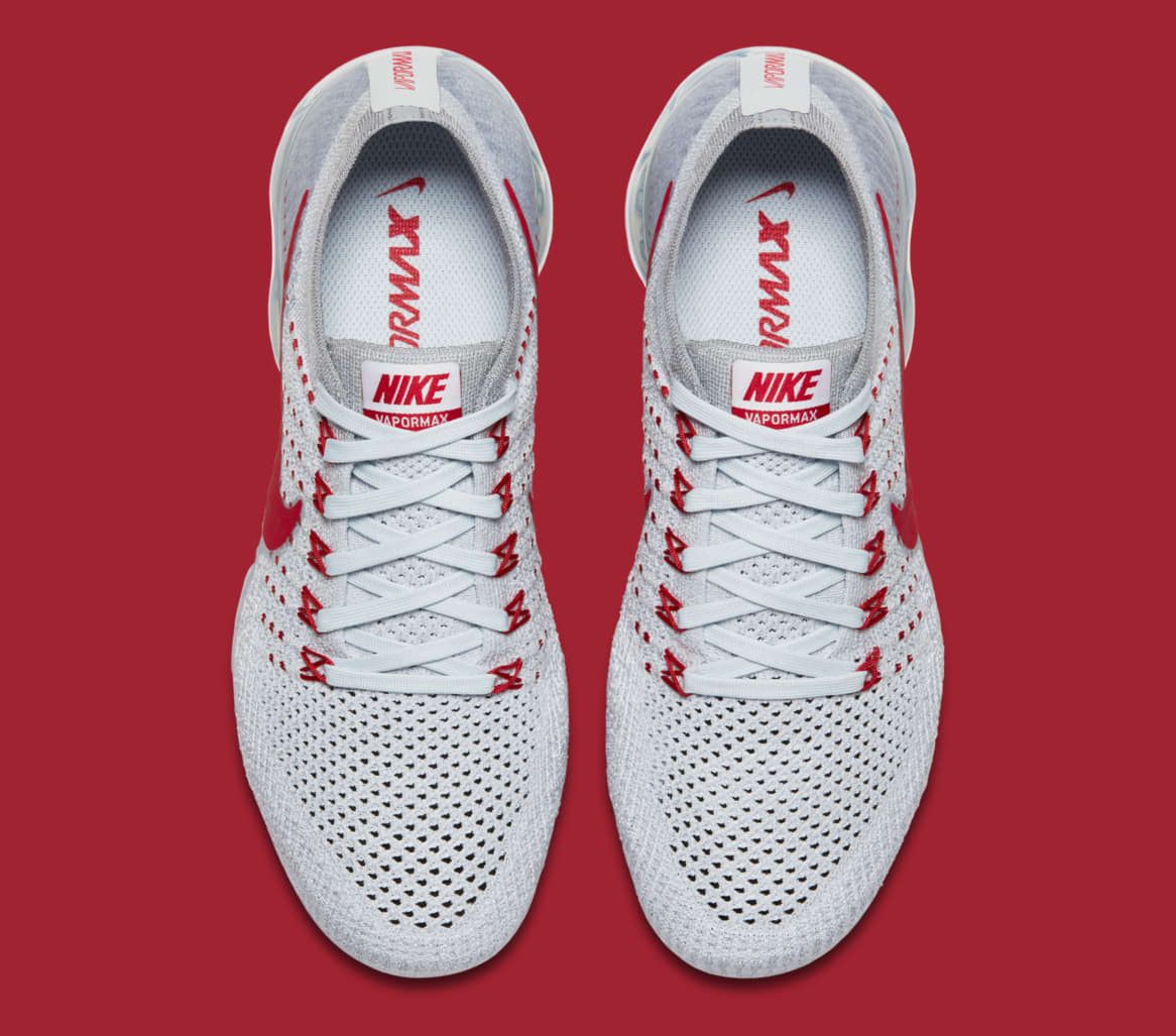 Vapormax deals rouge blanc