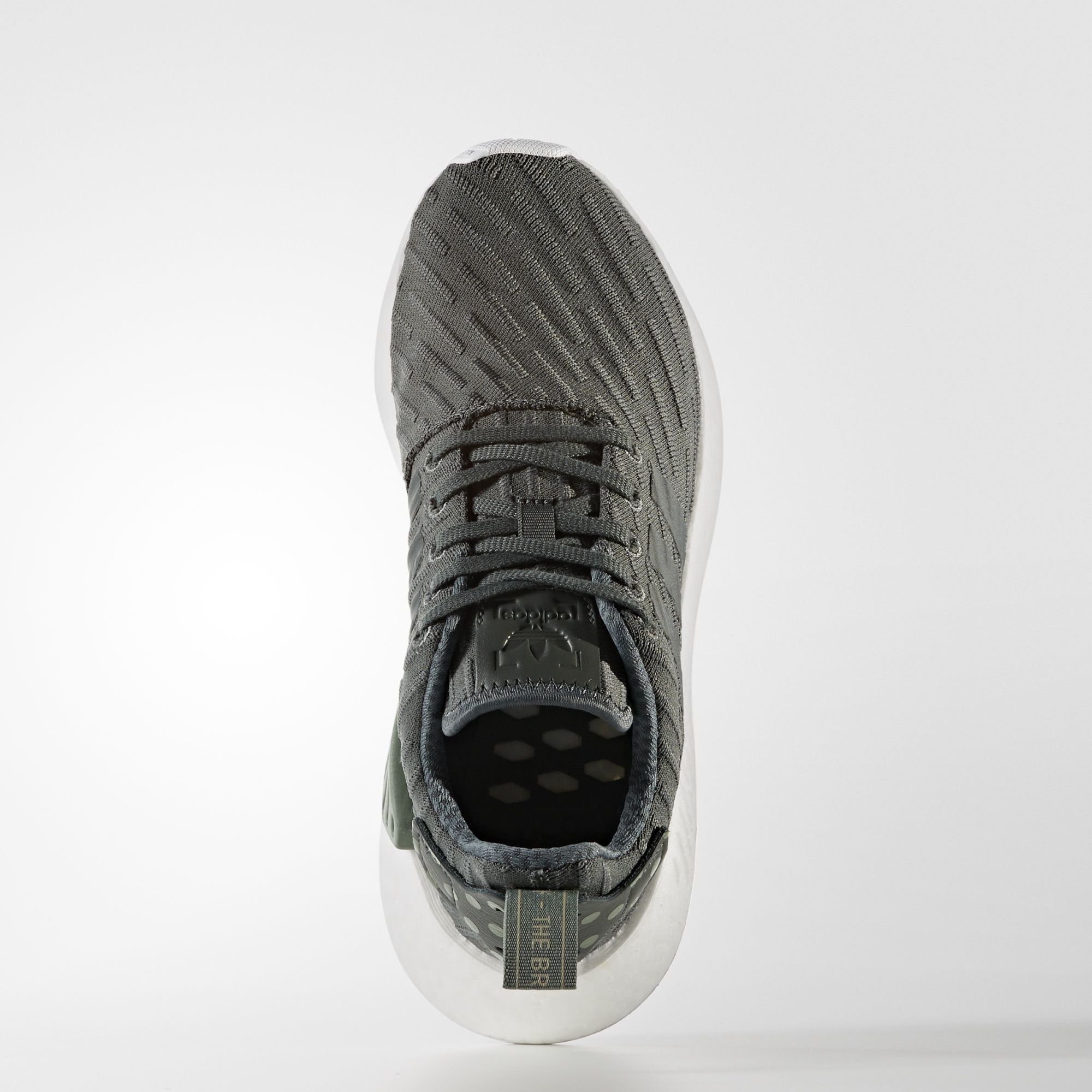 Adidas // w nmd r2 primeknit utility ivy/footwear white/trace green best sale