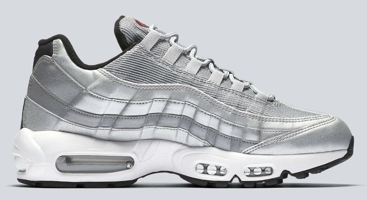 nike air max 95 silver