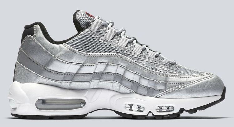 Silver 95 air max on sale