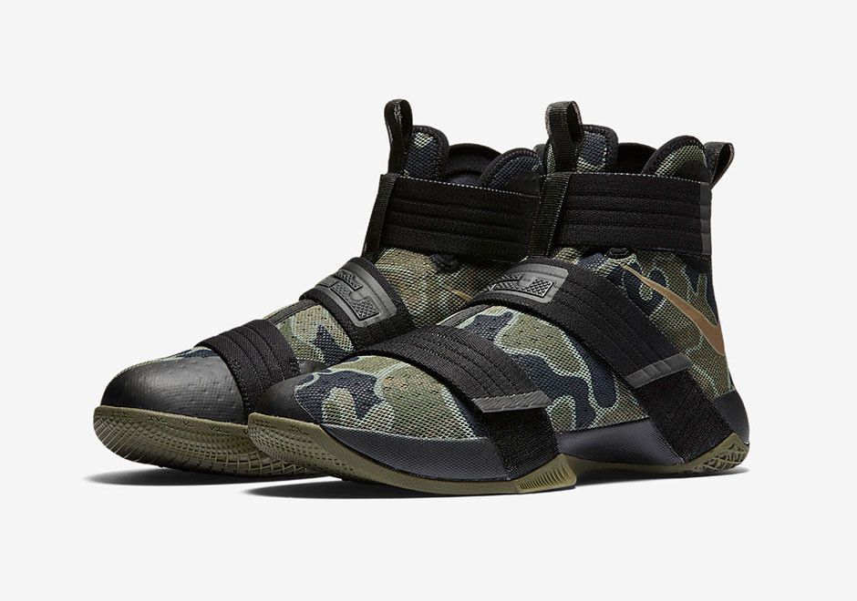 Buy Zoom LeBron Soldier 10 Army Camo 844378 022 GOAT CA