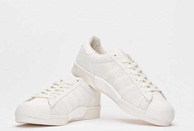 Sneakersnstuff x Superstar Boost Shades of White V2