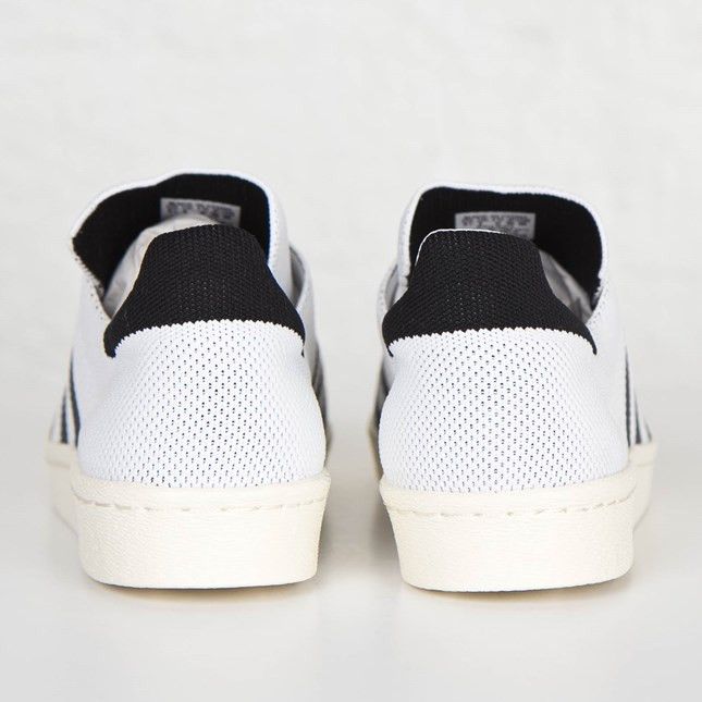 Adidas Superstar 80s Primeknit White Black