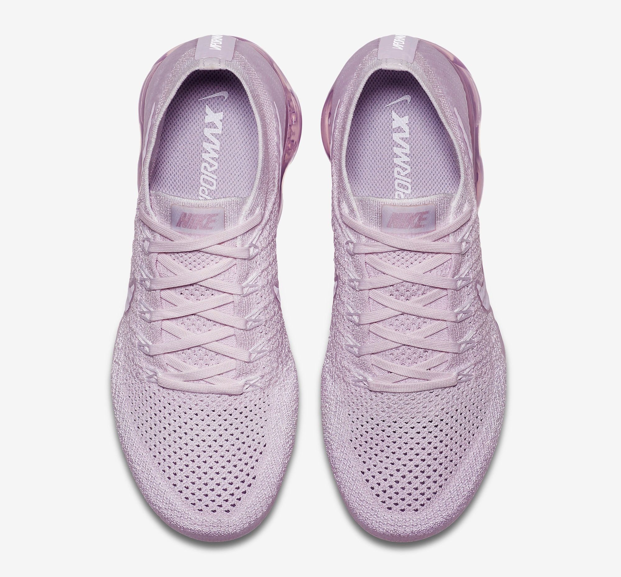 pink and purple vapormax flyknit