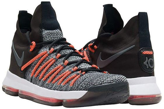 Nike KD 9 Elite Dark Grey Hyper Orange