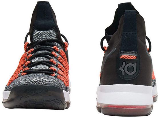 Nike KD 9 Elite Dark Grey Hyper Orange
