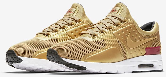 Nike air max zero qs gold on sale
