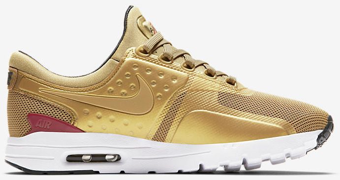 Size 6.0 Wmns Air Max Zero QS Metallic Gold