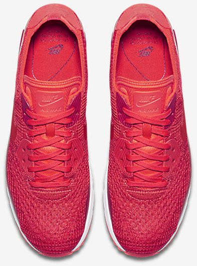 Nike Air Max 90 Ultra 20 Flyknit Bright Crimson