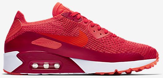 Nike Air Max 90 Ultra 20 Flyknit Bright Crimson