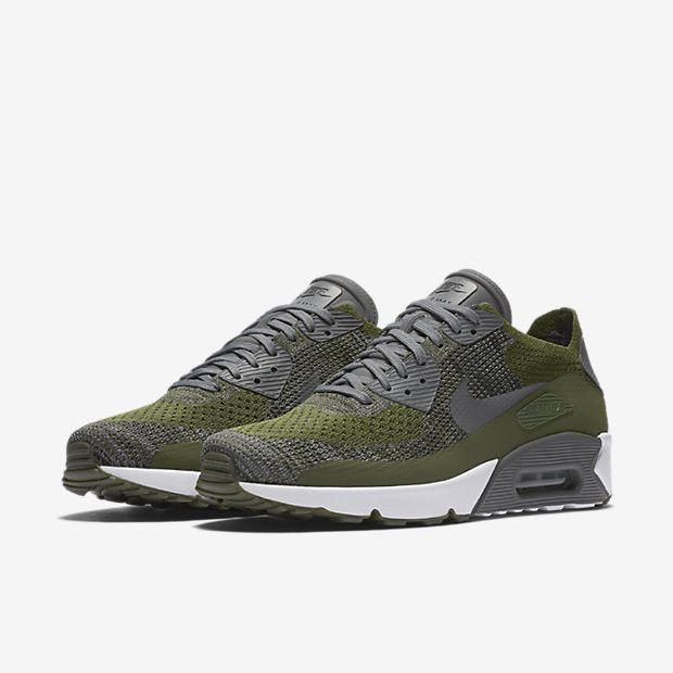 Buy Air Max 90 Ultra 2.0 Flyknit Rough Green 875943 300 GOAT
