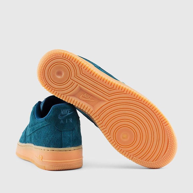 Wmns Air Force 1 Low Suede Teal Gum