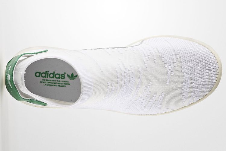 Adidas Wmns Stan Smith Sock Primeknit White Green