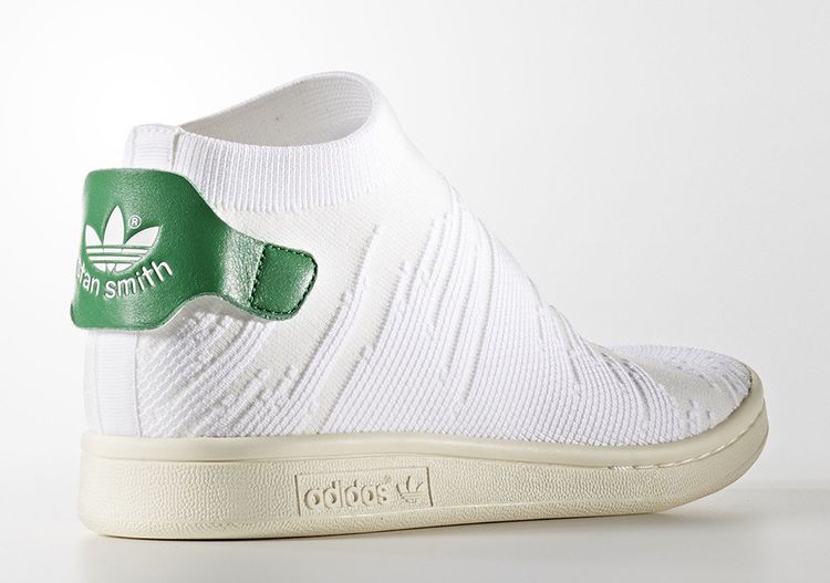 Adidas Wmns Stan Smith Sock Primeknit White Green