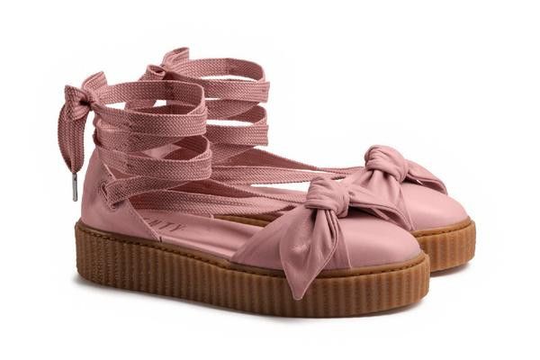 Buy Fenty x Wmns Bow Creeper Sandal 'Silver Pink' - 365794
