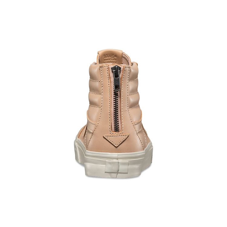 Vans veggie tan leather sk8 hi cheap