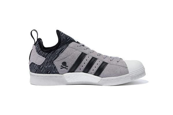 Buy A Bathing Ape x Neighborhood x Superstar Boost Grey Black CG2917 GOAT CA
