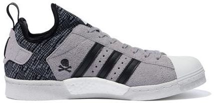 A Bathing Ape x Neighborhood x adidas Superstar Boost Grey Black