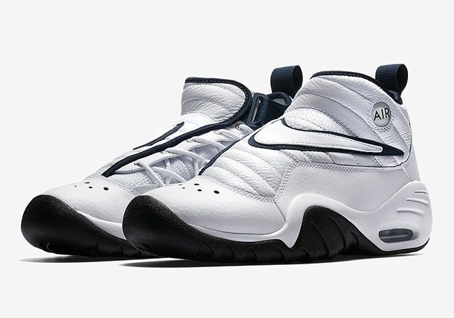 Buy Air Shake Ndestrukt White Navy 880869 102 GOAT