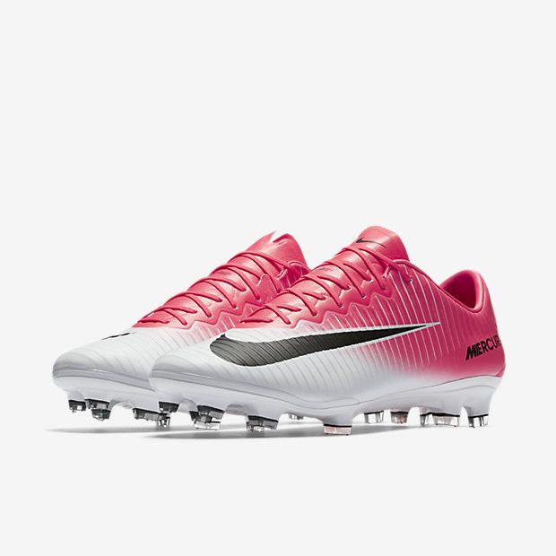 Nike pink and white mercurials on sale