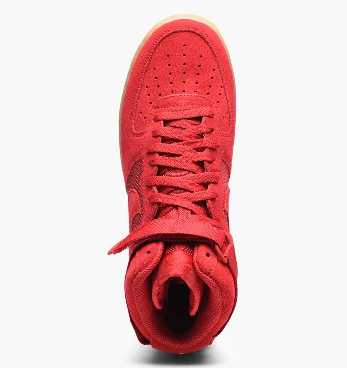 Air force 1 high red gum online
