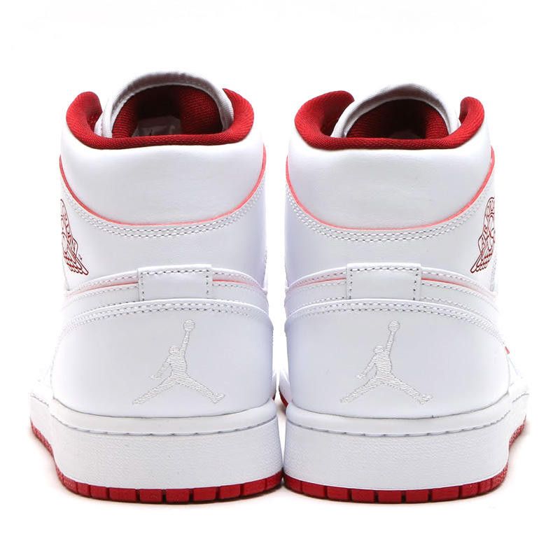 Buy Air Jordan 1 Retro Mid 'White Gym Red' - 554724 103 | GOAT