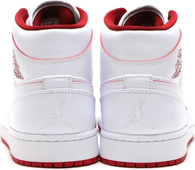 Air Jordan 1 Retro Mid White Gym Red