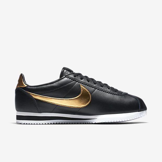 Cortez black metallic gold outlet