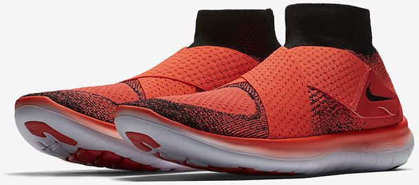 Nike Free Run Motion Flyknit Bright Crimson