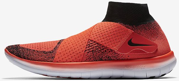 Nike Free Run Motion Flyknit Bright Crimson