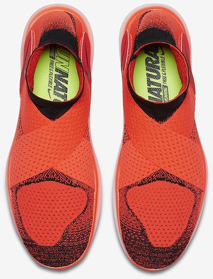 Nike Free Run Motion Flyknit Bright Crimson