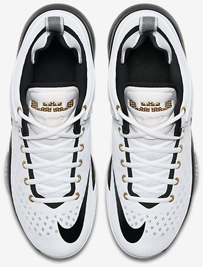 Nike LeBron Zoom Witness White Black Gold