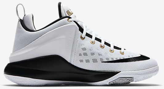 Nike LeBron Zoom Witness White Black Gold