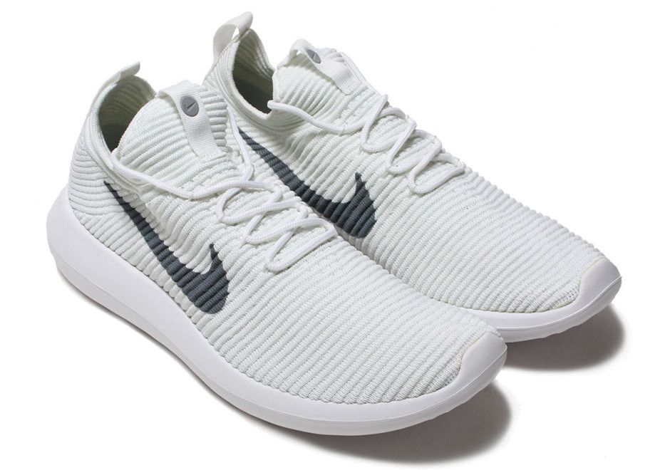 Buy Roshe Two Flyknit V2 White Wolf Grey 918263 100 GOAT