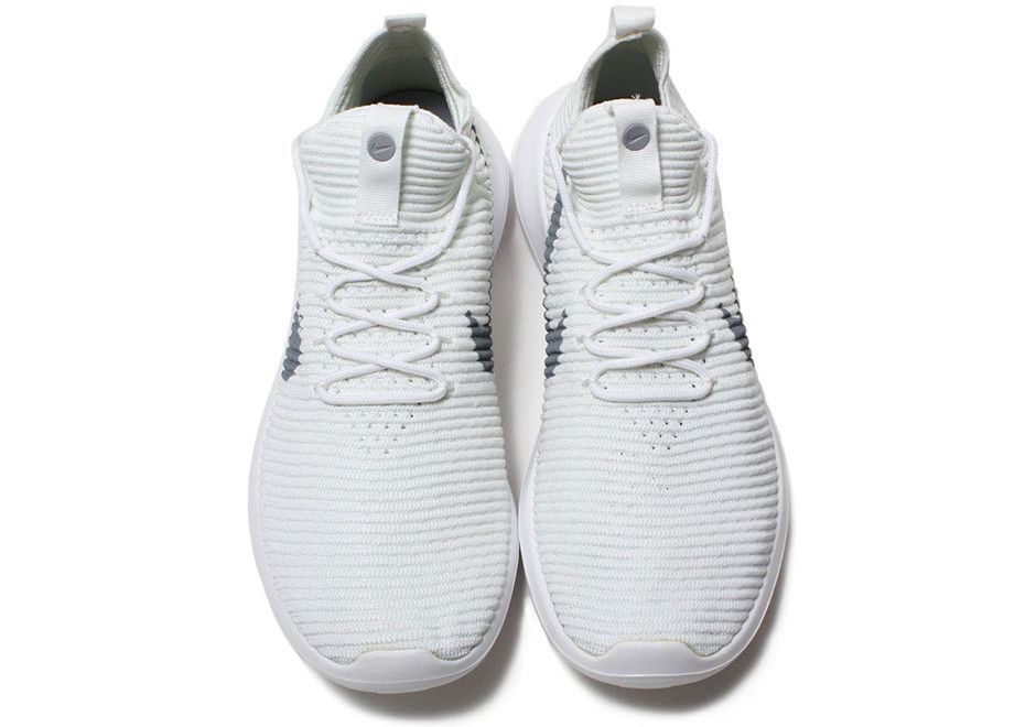 Buy Roshe Two Flyknit V2 White Wolf Grey 918263 100 GOAT
