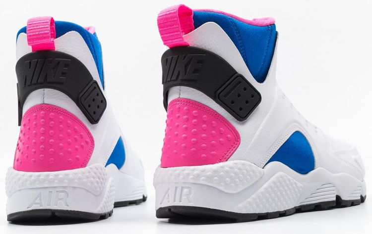 Nike Wmns Air Huarache Run Mid White Soar Pink Pow
