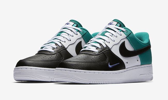 Nike air force 1 low mini swoosh neptune green 2025