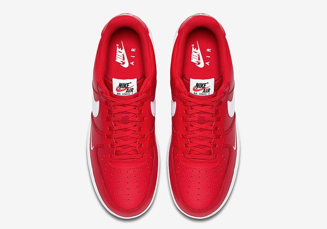 Nike air force 1 low mini swoosh university red cheap
