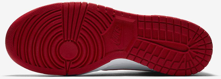 Nike Dunk High White Gym Red