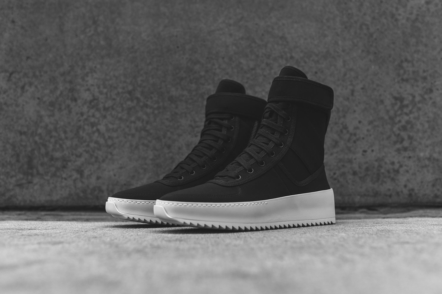 Buy Fear of God Military Sneaker 'Black Nylon' - FG MSNY BLK | GOAT