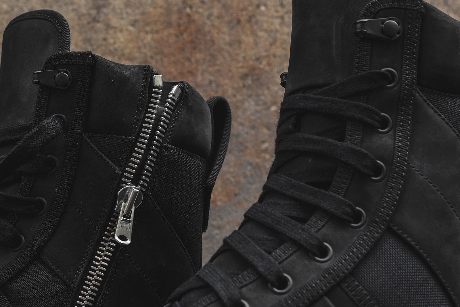 Fear of god military boots black shop